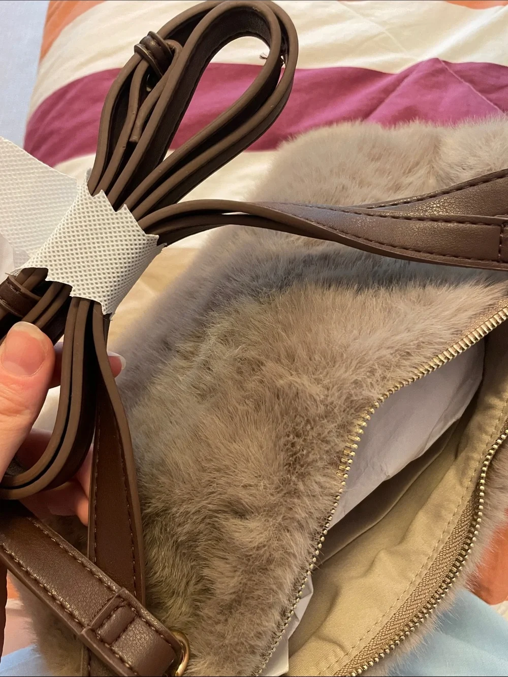 Old Navy plush taupe